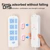 4 Pairs Magnetic Remote Control Holder Easy To Install Self-Adhesive Wall Mount Remote Control Organizer