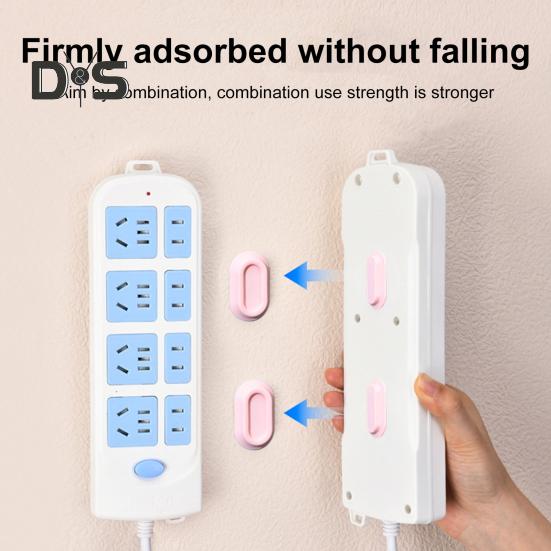 4 Pairs Magnetic Remote Control Holder Easy To Install Self-Adhesive Wall Mount Remote Control Organizer