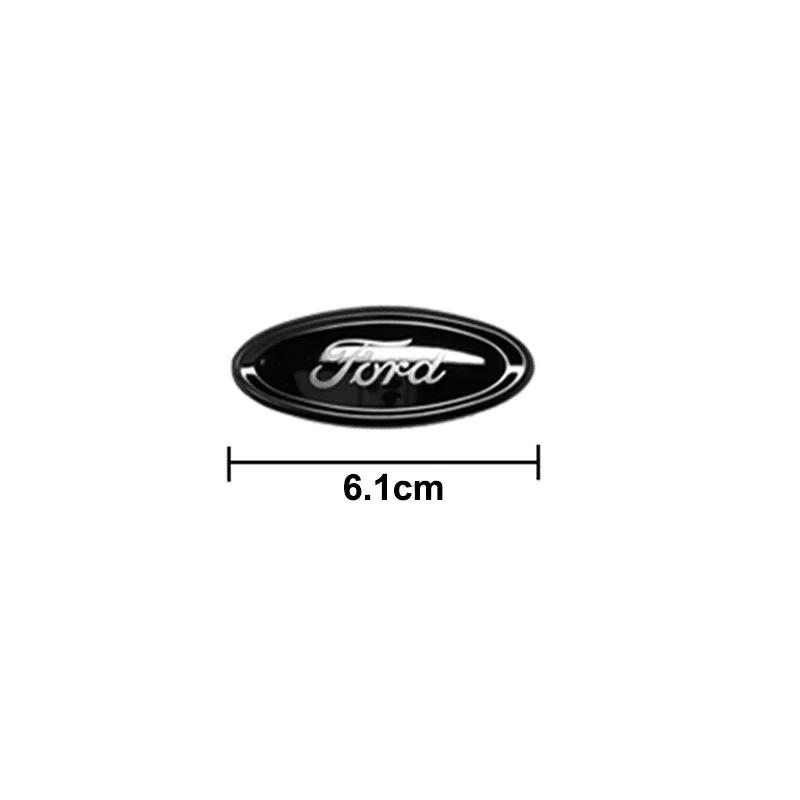 Autosticker Auto-interieur Stuurwiel Middenkap Sticker Decals voor Ford Explorer Territory Focus Escort Edge Escape Evos Eq