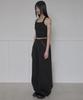 Peulleeoeob Asymmetrical Wide Pants (Fl-253_Black)