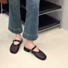 Fashion Spring New Baotou Slippers Women's Fashion Round Head Shallow Mouth Mesh Cloth Breathable One Word Belt Mid-heel Sandals