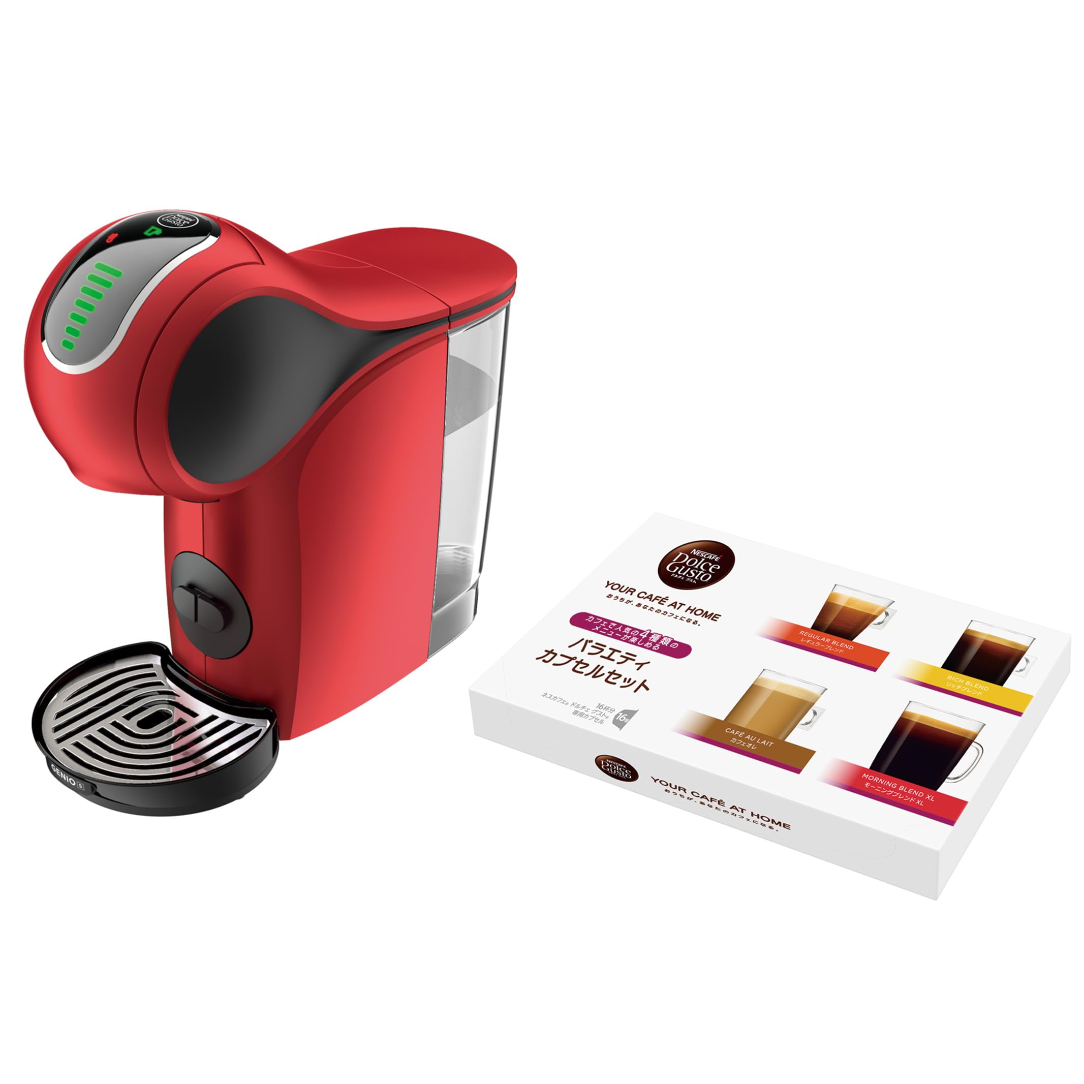 

Nescafe Dolce Gusto Genio S Capsule Variety Set Красный Металл [Кофеварка] (Тип капсулыЭкстракция одной чашки за разАутентичное экстрагирование под высоким давлением)