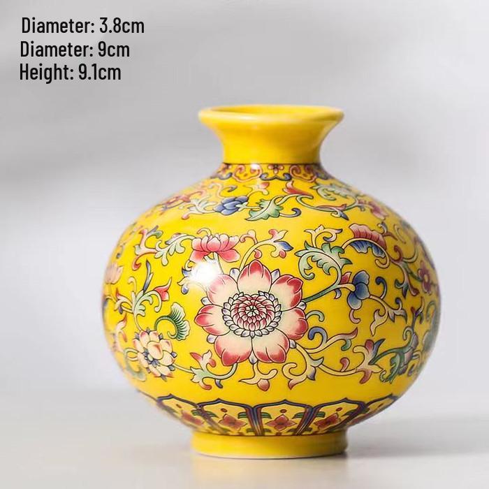 Antique Blue and White Chinese Porcelain Vase - European & American Handicraft for Flower Arrangements