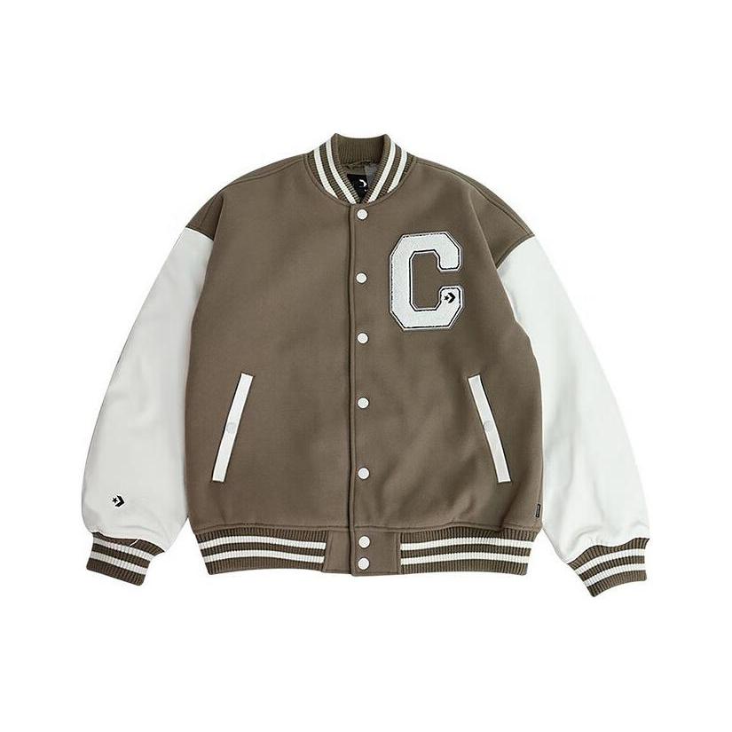Мужская пуховая куртка Converse Оливковый 10027241-A02 XL
