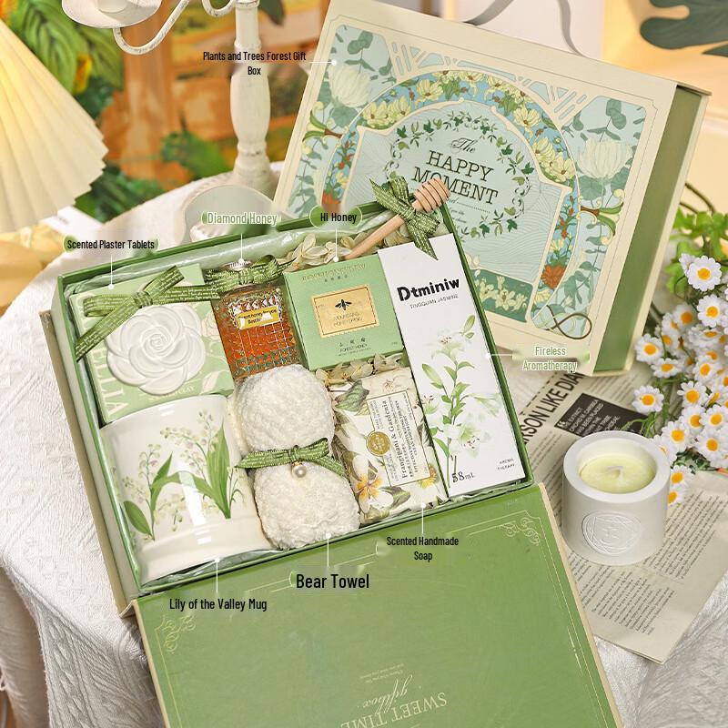 Lily of the Valley Ceramic Mug Gift Set Set 02