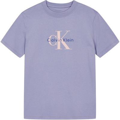 Letter Print Round Neck Short Sleeve T-Shirt Women Tops Lavender 47B865G-VHP