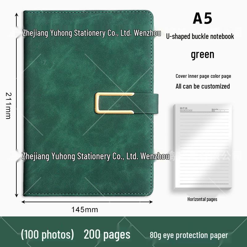 Custom Logo Business Notebook Gift Set with Buckle