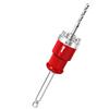 Quick Release Hole Saw Arbor Adapter Self Locking 10mm Hex Shank Rapid Coring Connecting Rod for Pipe Extension and