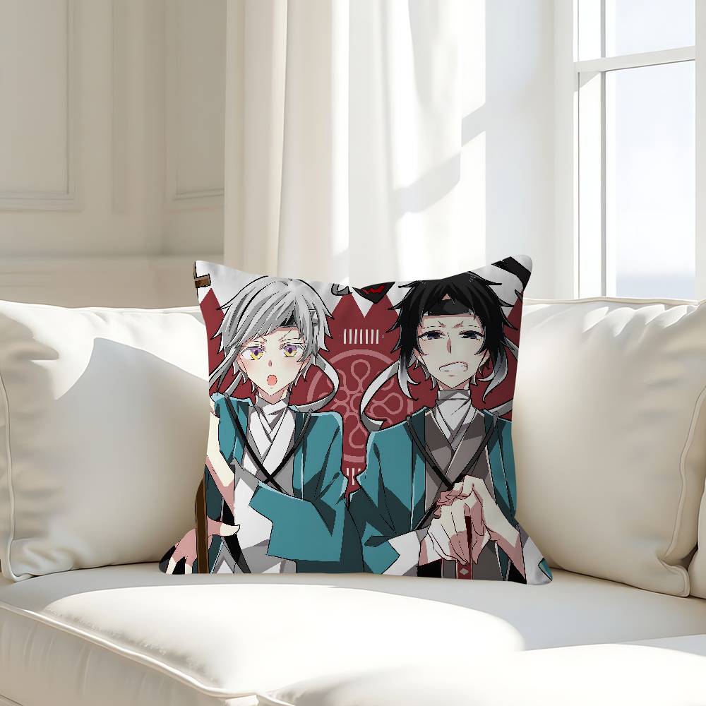 B-Bungo Stray Dogs Kissenbezug 30x50 Polyester Sofakissen Dekorative Wurfkissen Heimdekoration Kissenbezug