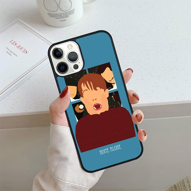 Home Alone Phone Case For iPhone 17 Air 14 15 16 16e 13 12 Max Cover For Apple iPhone 17 Air 14 15 16 16e 11 Pro Max Plus Coque