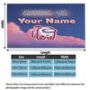 1PC Among Us Custom Name Patterned Flannel Blanket Suitable For All Seasons for Home Decor Warmth and Comfort Gifts Holiday Present