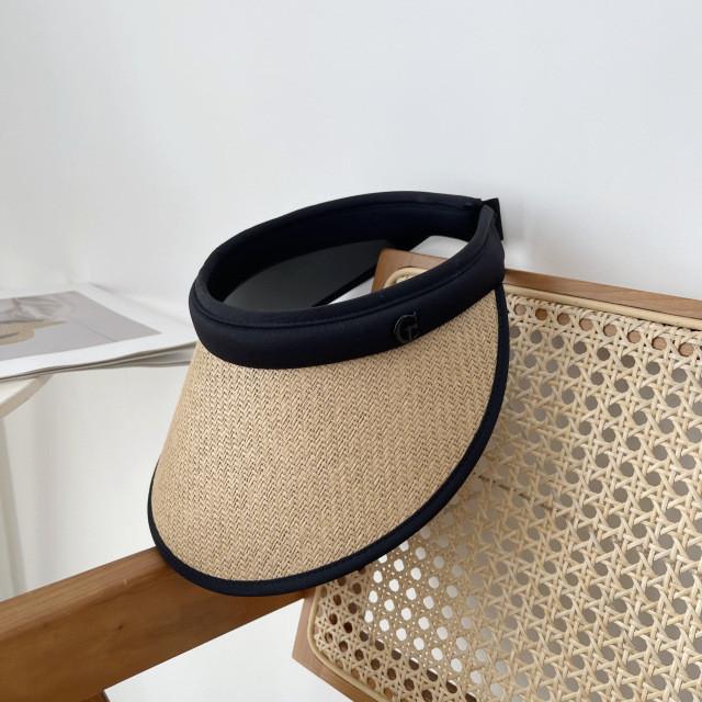 Womens Summer Sun Hat Large Brim Uv Protection Straw Hat With Sunshade For Outdoor Activities And Beach