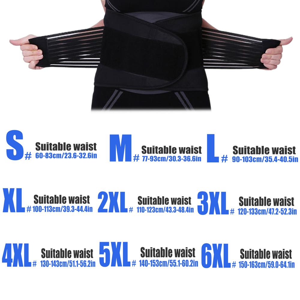 1Pcs Lumbar Support Belt for Men Women, Adjustable Neoprene Back Support with Double Pull Design
