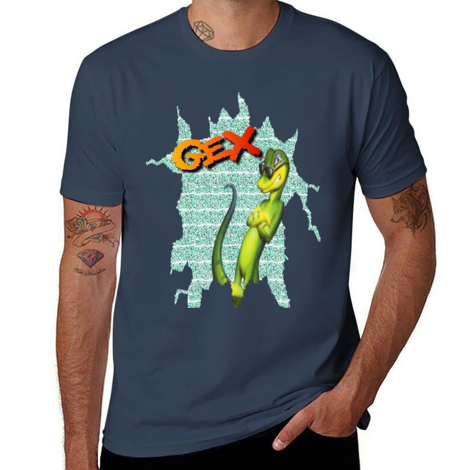 Gex Tv Static Tshirt Casual Fashion Print Tee Top S