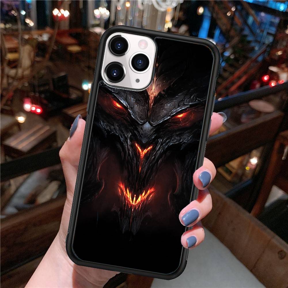 

Classic Action D-Diablo Game For IPhone 17 16 15 14 13 12 11 Mini Pro Max Plus PC+TPU Back Phone Cover iPhone 12