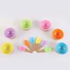 Candy Color Ice Cream Bowl with Spoon - Plastic Egg Tart Style Mold