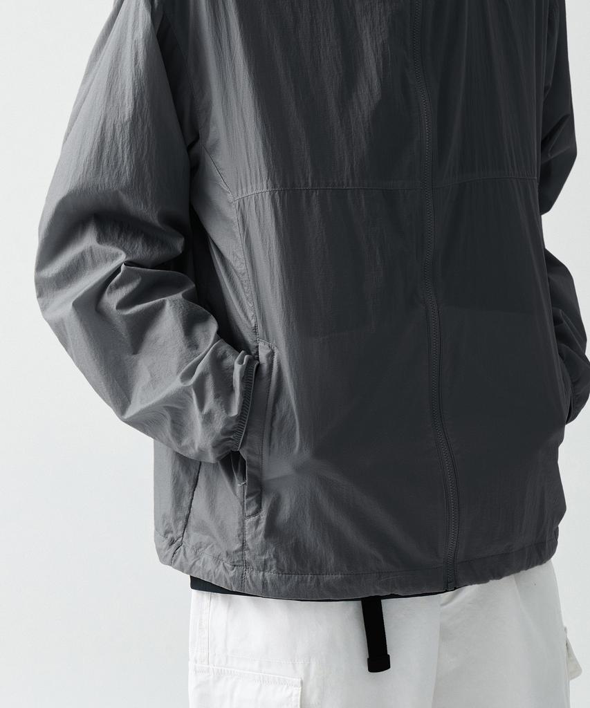 Musinsa Standard [Uv Protection] City Leisure Lightweight Packable Windbreaker Jacket [Grey]