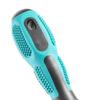 Cross And Slotted Screwdriver Green Rubber Handle Screwdriver Comfortable Grip