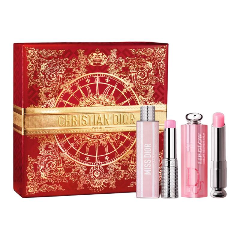 

DIOR Perfume Charming Color Changing Lipstick Flower Sweetheart Balm Set Bright Gold Lucky Limited Gift Box Solid Floral Fragrance Bergamot Rose Peony золотой