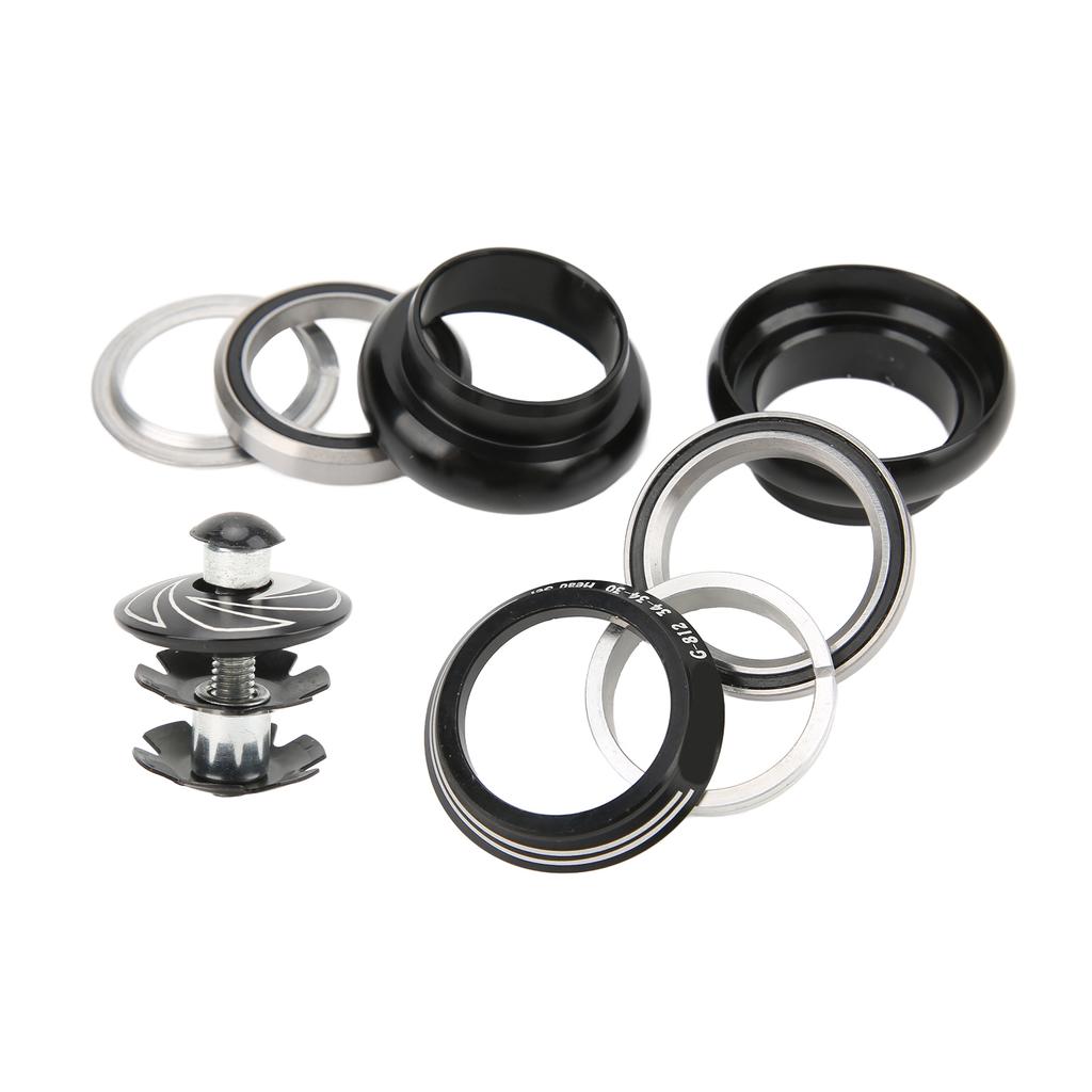 Bike Headset Aluminum Alloy Exquisite Workmanship Strong Durable High Strength Long Service Life Cycling Accessory