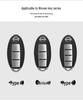 Nissan Key Cover: Full Wrap Suede Shell for Qashqai, Teana, X-Trail, Tiida, Loulan, Tuoda.