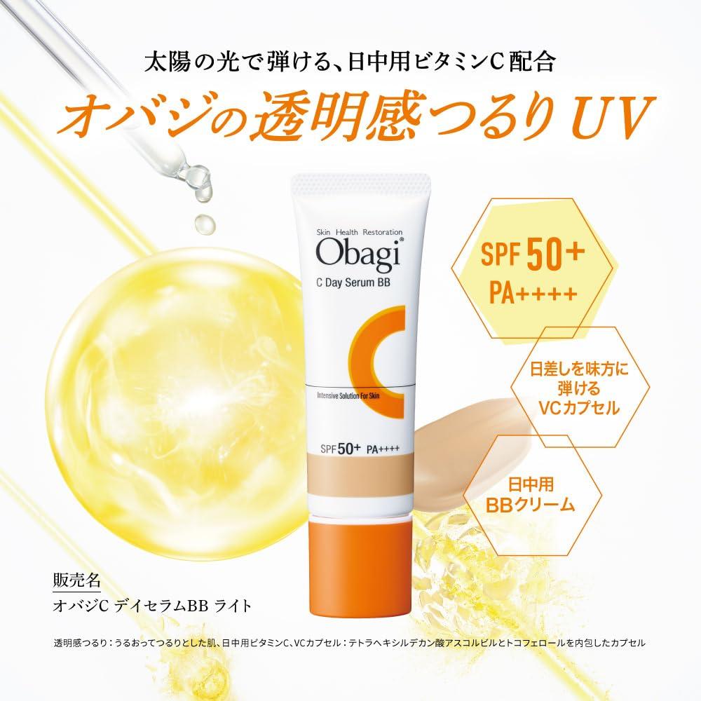 Obagi Obagi C Day Serum BB Light 30g (Contains Vitamin C, Sunscreen, Makeup Base BB Cream, SPF50+, PA++++)