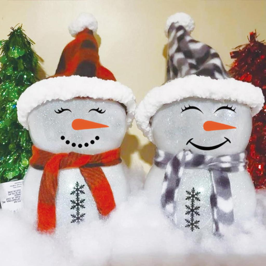 Decorazioni Natalizie Decorazione per Feste Natalizie Adesivi per Finestre Adesivi Statici in PVC Decorazioni per Finestre