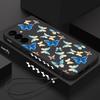 Oil Painting Butterfly Case For Samsung Galaxy S26 S25 Ultra S24 S23 S22 Plus S21 FE A15 A16 A17 A35 A36 A54 A55 A56 5G Cover
