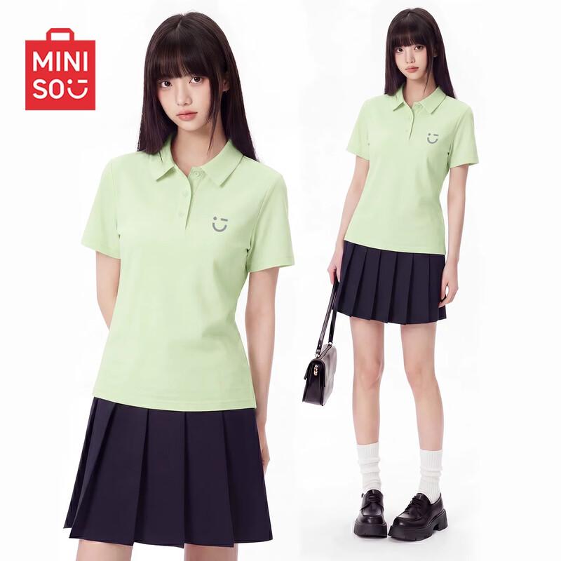 MINISO Women s Ice Silk Polo T-shirt S