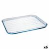 Moule Pour Four Pyrex Classic Vidrio Plat Transparent Verre 33 X 27 X 2 Cm (6 Unités)