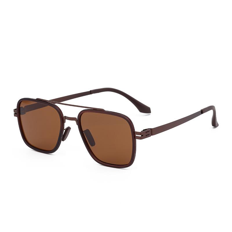 JYL TS Men's Polarized - Metal-Temple Anti-Glare Sun Protection MY-ZTT004