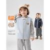 Right European Style Boys' Fleece Vest Winter Baby Coat Winter Clothing Toddler Vest Thickened Autumn and Winter Children's Top Winter