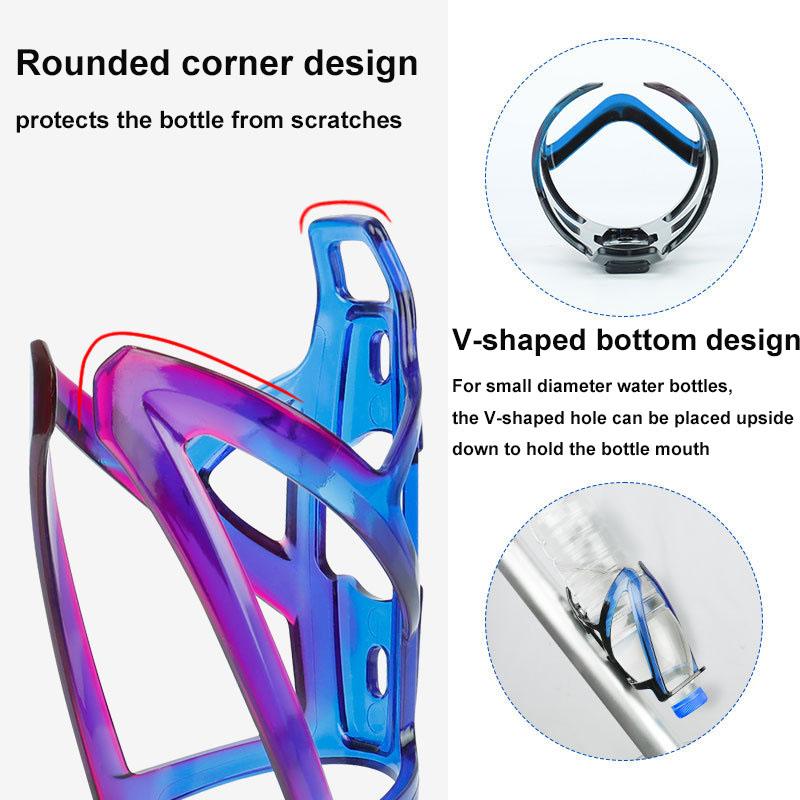 Bicycle Bottle Cages MTB Road Bicycle Water Bottle Holder Colorful Lightweight Cycling Bottle Bracket Outdoor Bicycle Accessory