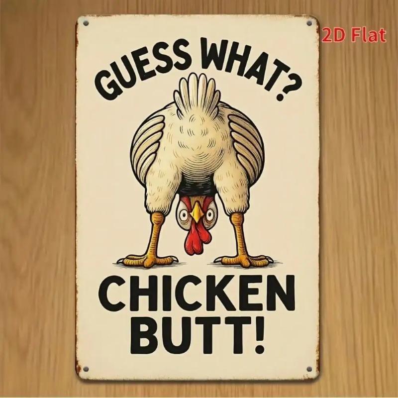 Vintage Metal Tin Sign Wall Art Decor For Bar Cafe Home