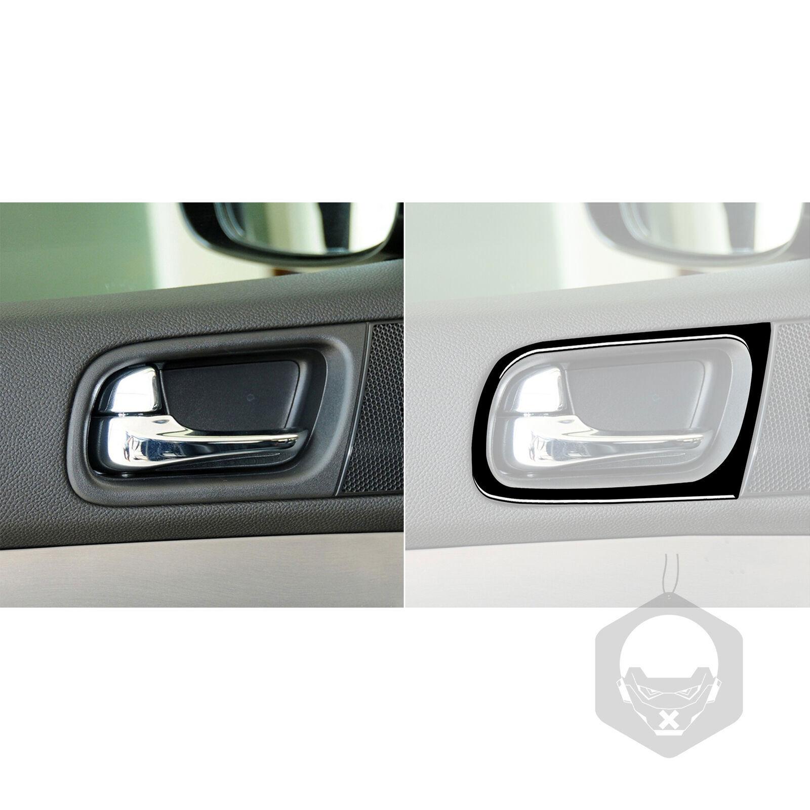 Piano Black Inner Door Handle Bowl Cover Trim Frame B Style For Infiniti G37 Q60