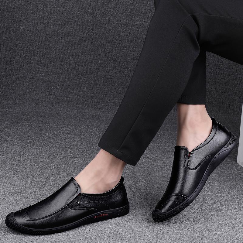 Men Real Leather Shoes Fashion Men Boat Shoes Brand Men Casual Leather Shoes Male Flat Shoes 2014 New