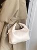 2024 New Vintage Crossbody Bags For Women Trendy Soft Leather Small Handbags Lady Daily Commuter Bucket Bag