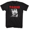 Rambo Rd And Wht TShirt