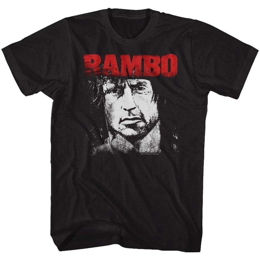 Rambo Rd And Wht TShirt S