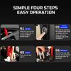 Power Bank with LED Light Jump Starter Tire Accessories 2000A Peaks with Air Compressor Automobile Battery Booster Power Pack
