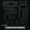 Car Interior Transparent TPU Film Console Panel Decor Protective Vinyl Wrap Sticker for Land Rover Range Rover SWB 2013-2017