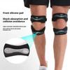 1 Stück weiches, verstellbares doppeltes Patellaband Kniebandage atmungsaktiv Kniepatella Stabilisatorband bequemer Knieschützer