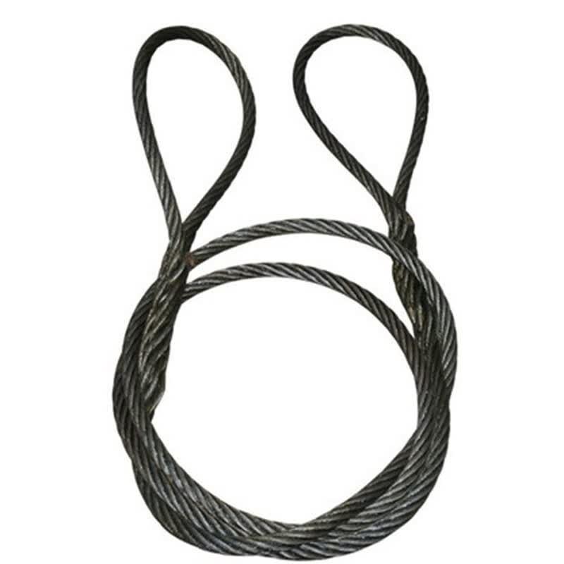 Wanzun Spliced Wire Rope Double Buckle Lifting Slings