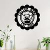 Personalized Chef Metal Wall Art Family Name Sign Home Decor Indoor Outdoor Living Room Gift Sculpture