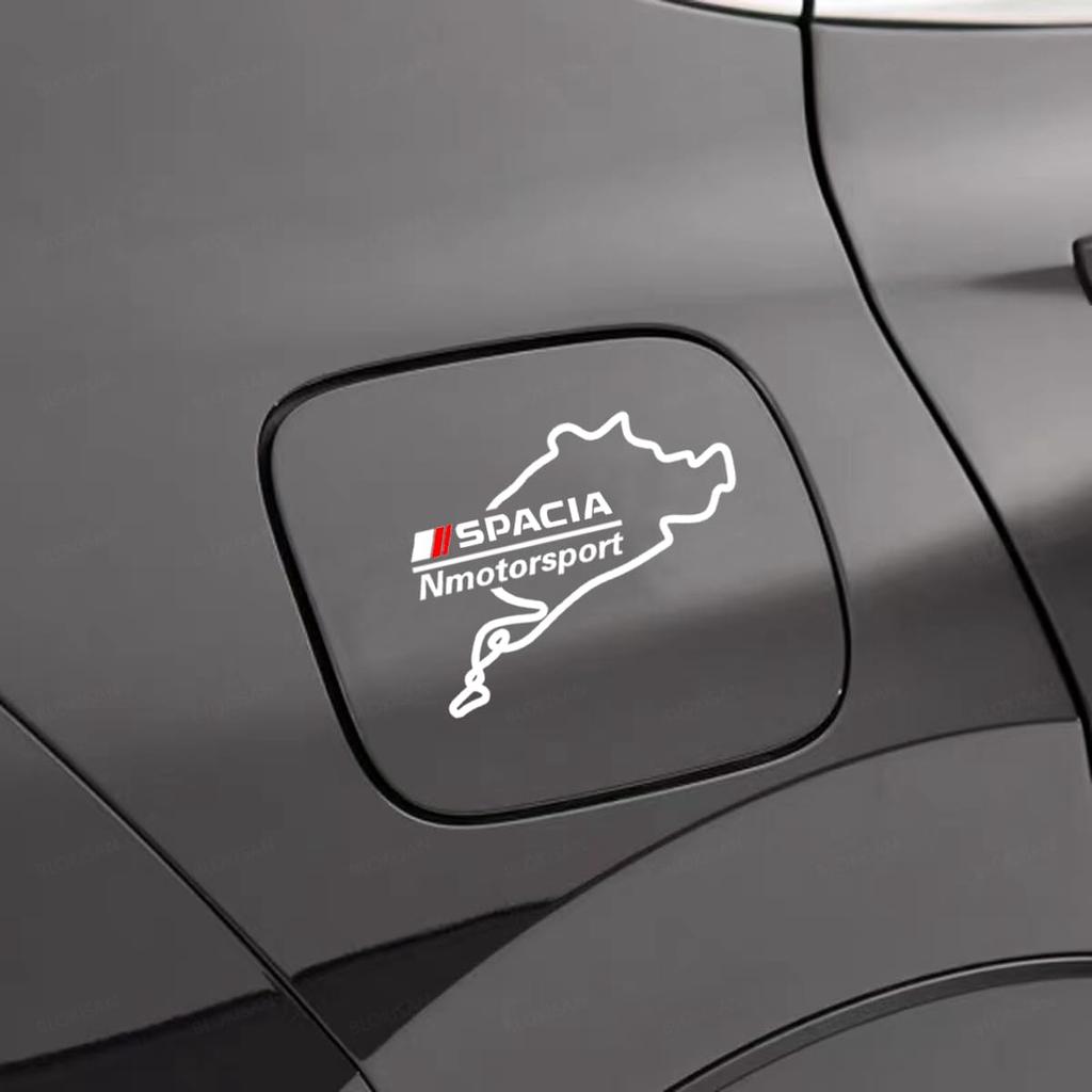 Spacia Fuel Outlet Cover Sticker Rear Glass MK54S MK94S Fuel Outlet Racing Circuit Sticker