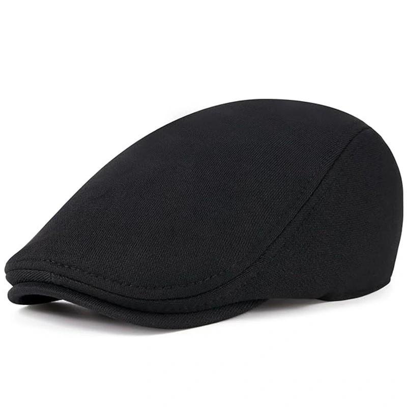 Classic Breton Hat Men Women Vintage Cotton Sun Protection Foldable For Spring Autumn