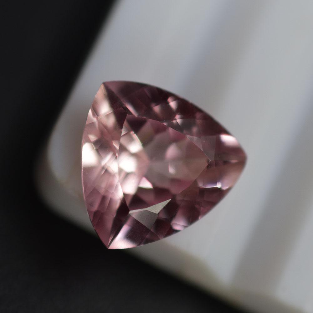 5.65 Ct Natural Pink Ceylon Sapphire CERTIFIED Trillion Cut Loose Gemstone