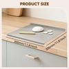 Stainless Steel Cutting Board 30 Cmx30 cm Nonslip Practical for Kitchen Kneading