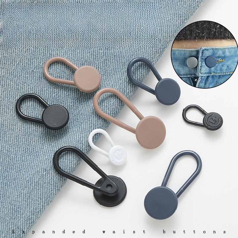 15mm/18mm Pants Extender Buttons Flexible Waist Extenders for Jeans Pants for Women & Men Jeans Skirt Extender Buttons