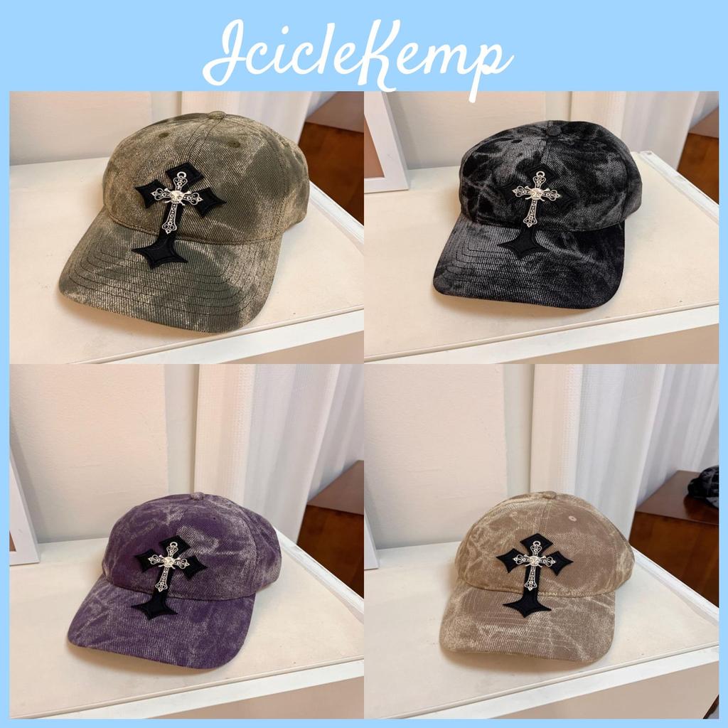 Cross Embroidered Baseball Cap With Adjustable Fit For Men And Women Fashion Spring Summer